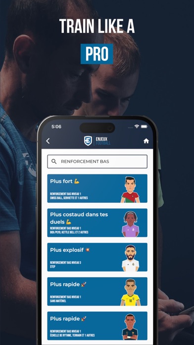 Capture App Store Enjeux Football 2